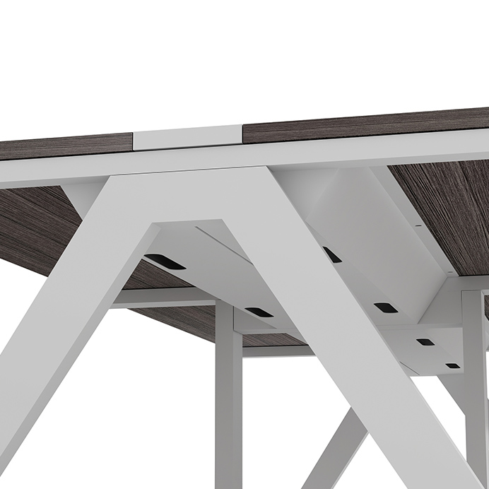 LASH フリーアドレスデスク 2連 （240cm×60cm）