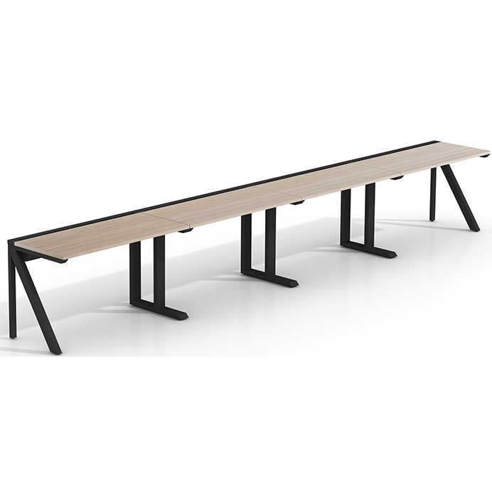 LASH フリーアドレスデスク 4連 （480cm×60cm）