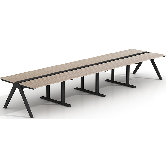 LASH フリーアドレスデスク 4連 （480cm×120cm）