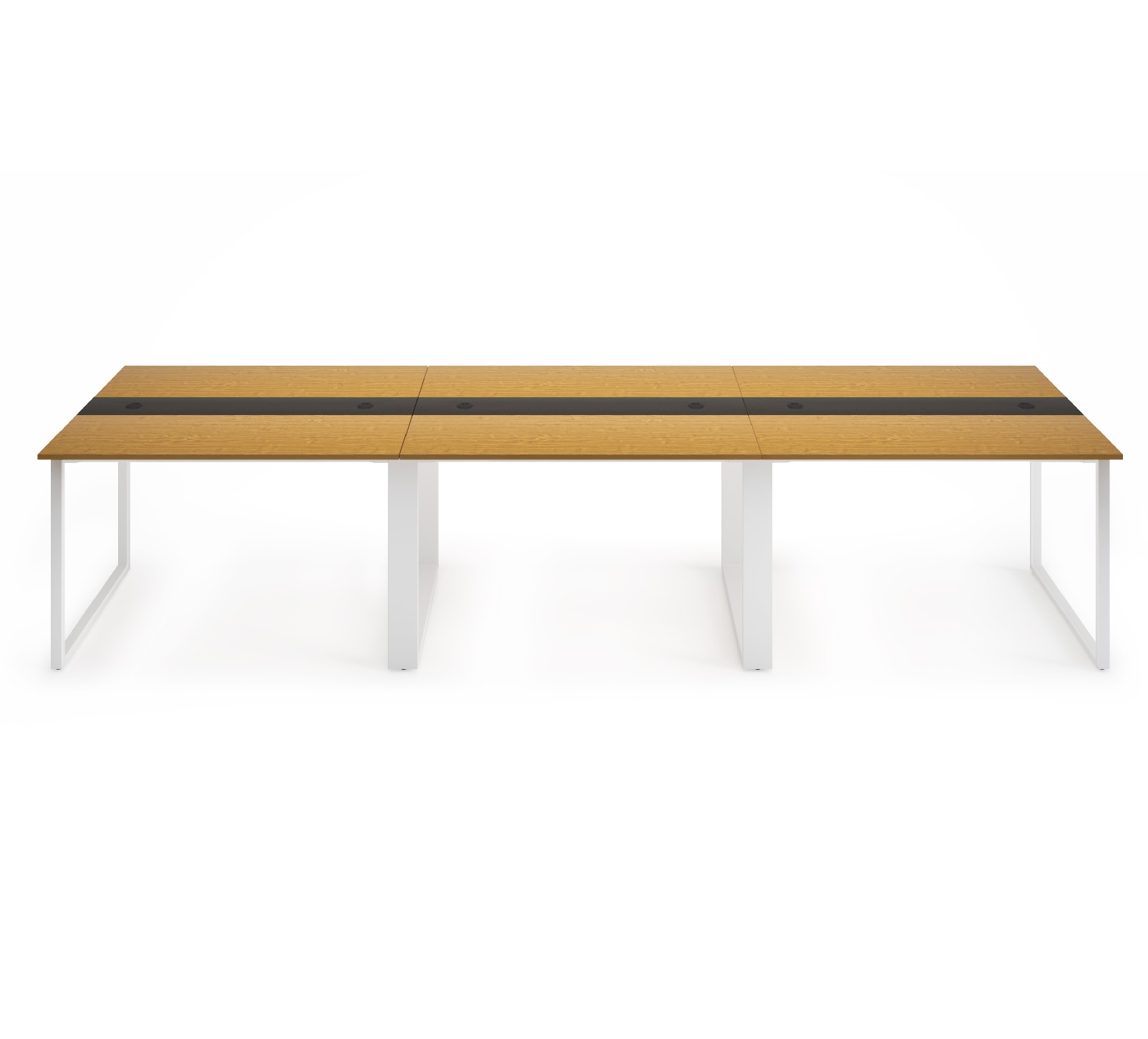 EZ+ フリーアドレスデスク 3連6人用 (360cm)