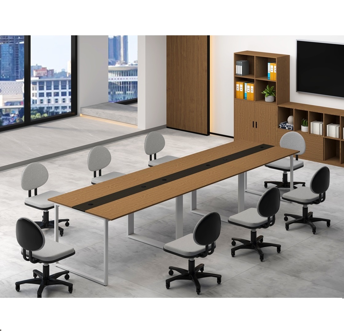 EZ+ フリーアドレスデスク 3連6人用 (360cm)