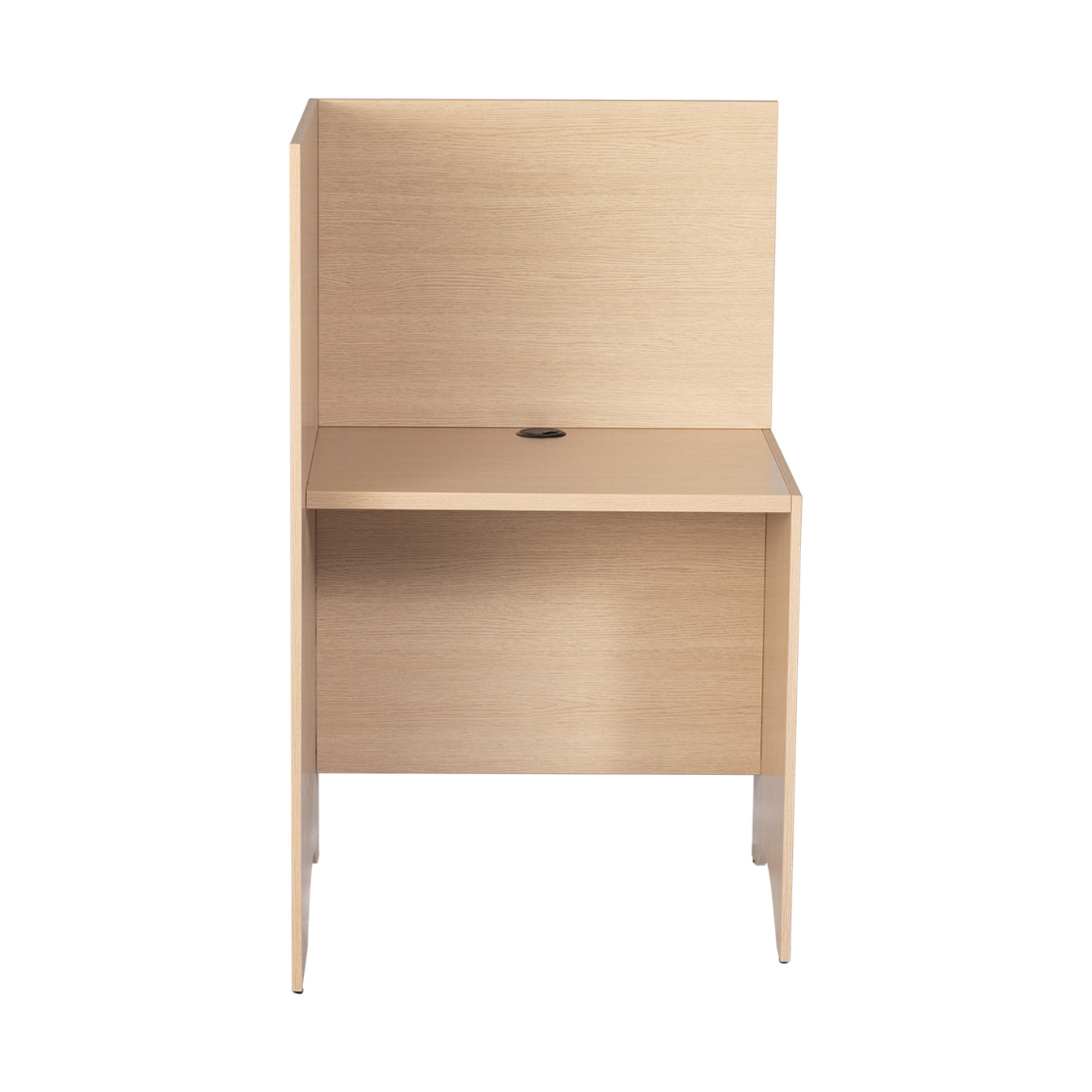 個別パネルデスク 片開き L字型（幅70cm)