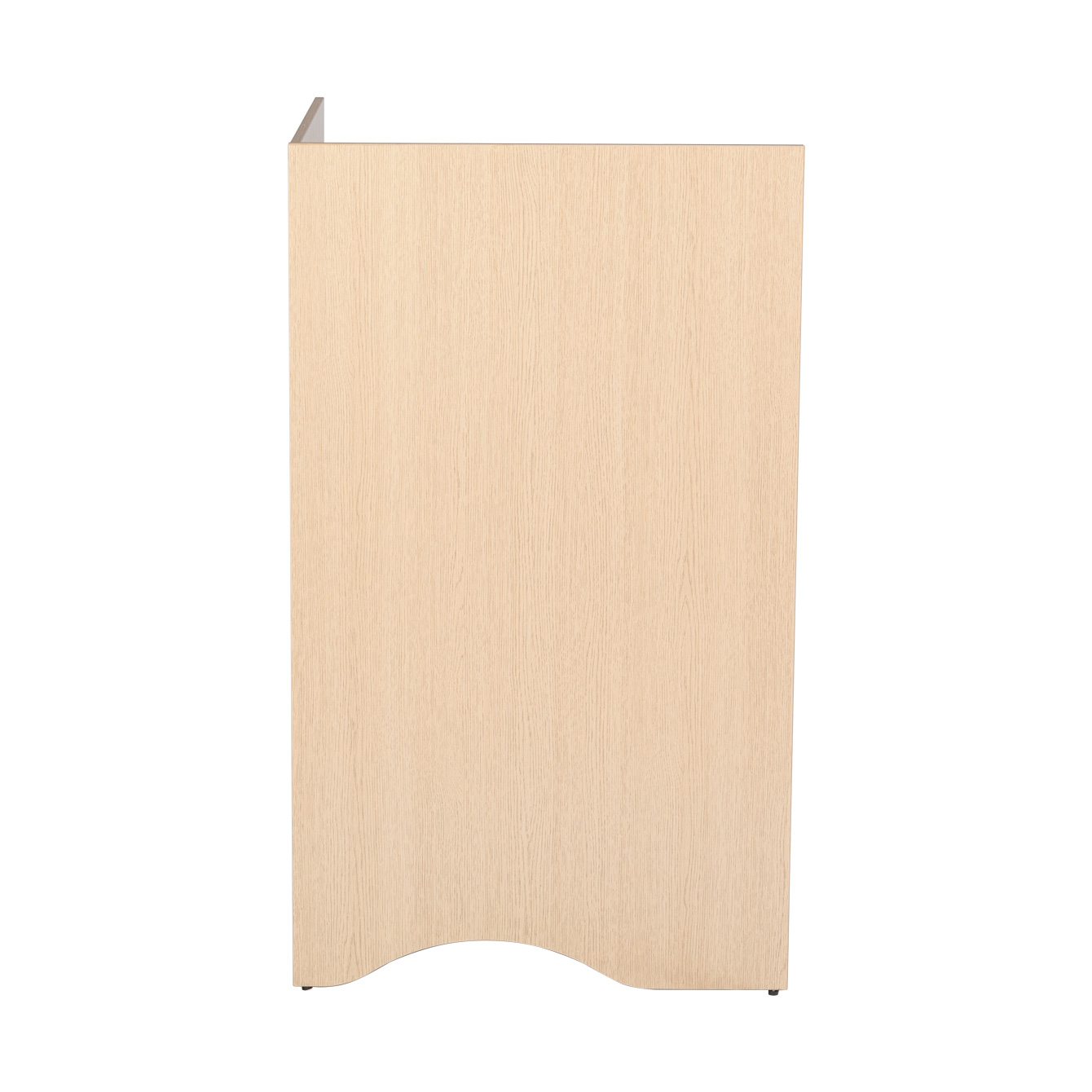 個別パネルデスク 片開き L字型（幅70cm)