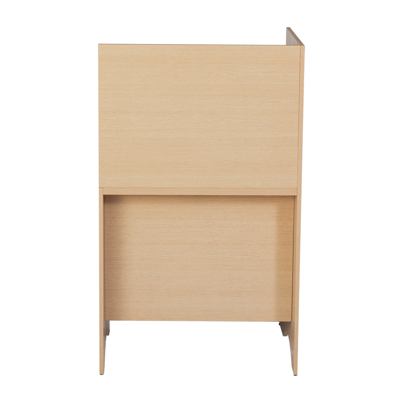 個別パネルデスク 片開き L字型（幅70cm)