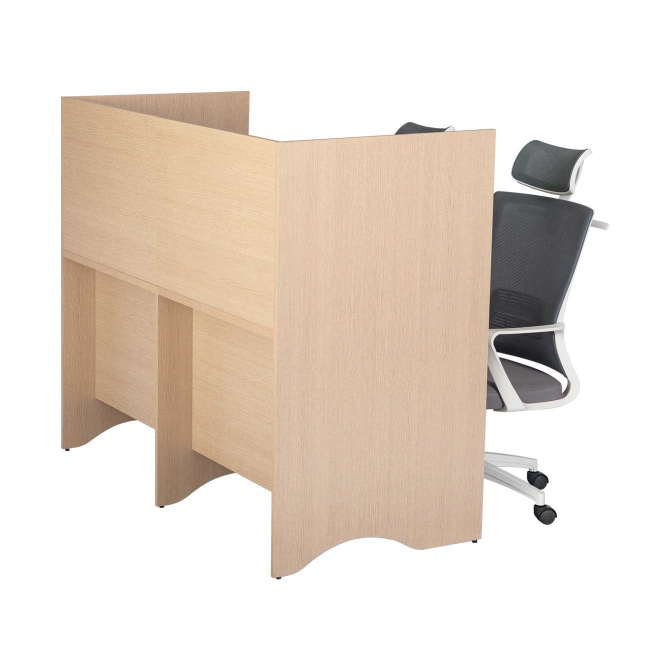 背面まで化粧仕上げだから、独立設置、部屋の間仕切りとしての設置も可能です