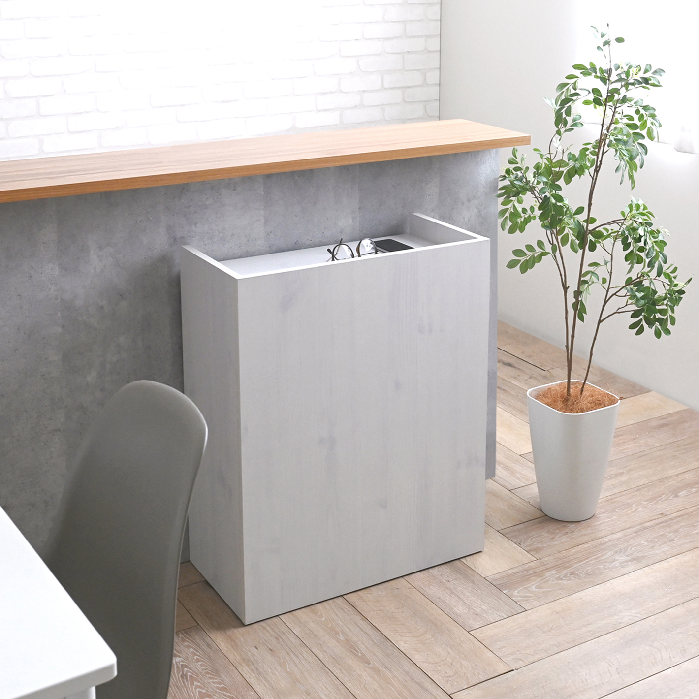 DEUTY (デゥーティー） カウンター下収納ワゴン（幅60cm）