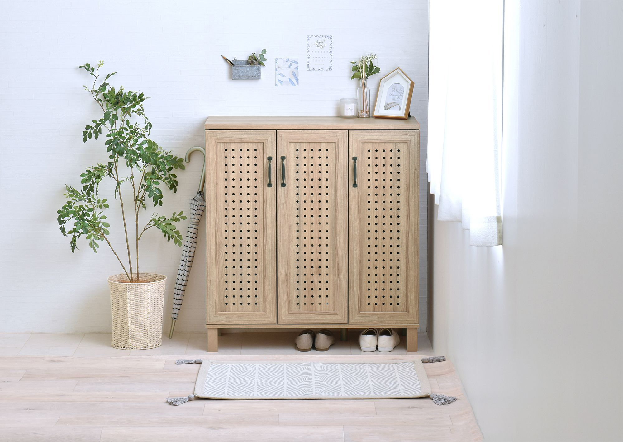 GENKA（ジェンカ）シューズ＆ストッカー（90cm幅）