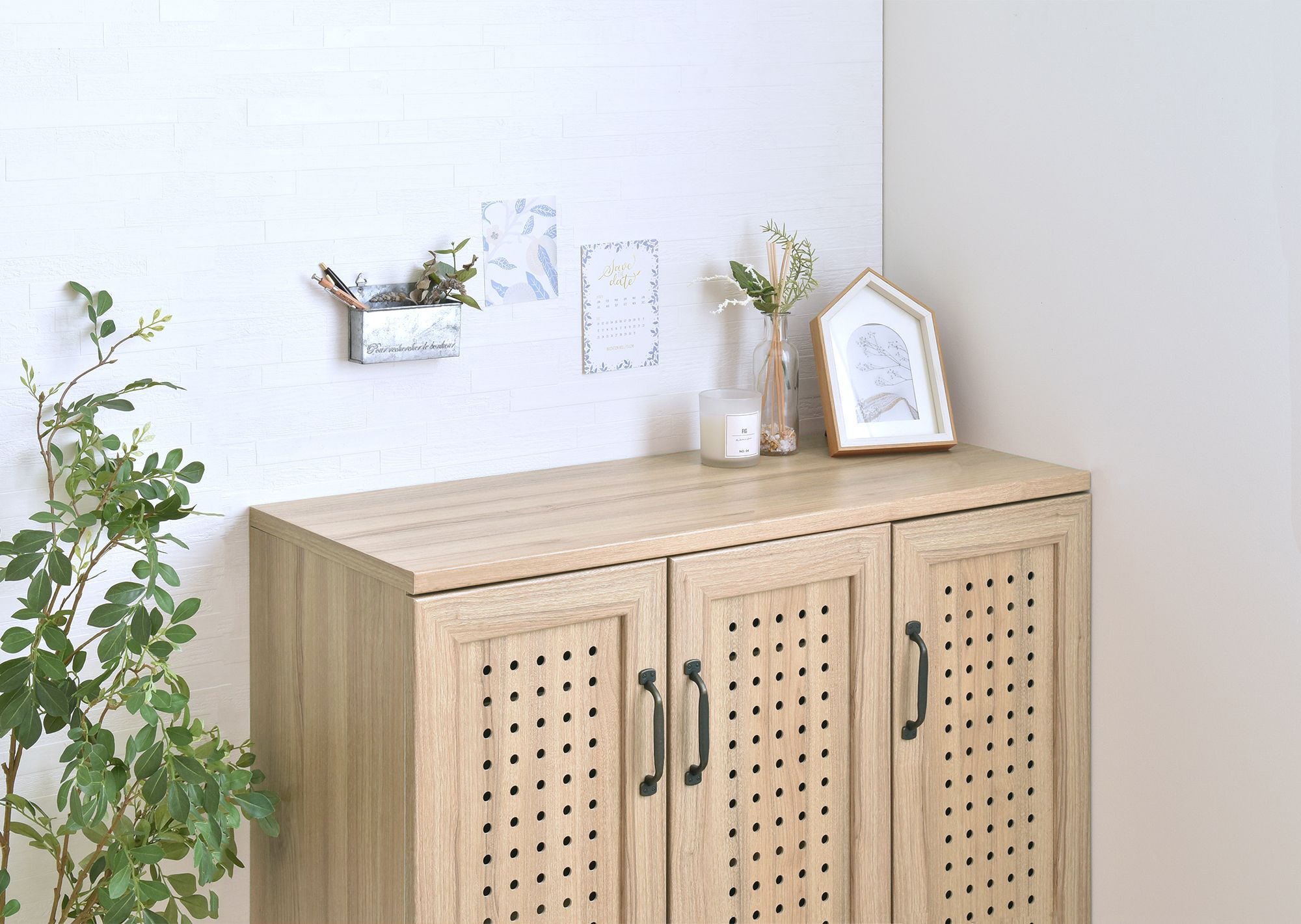 GENKA（ジェンカ）シューズ＆ストッカー（90cm幅）