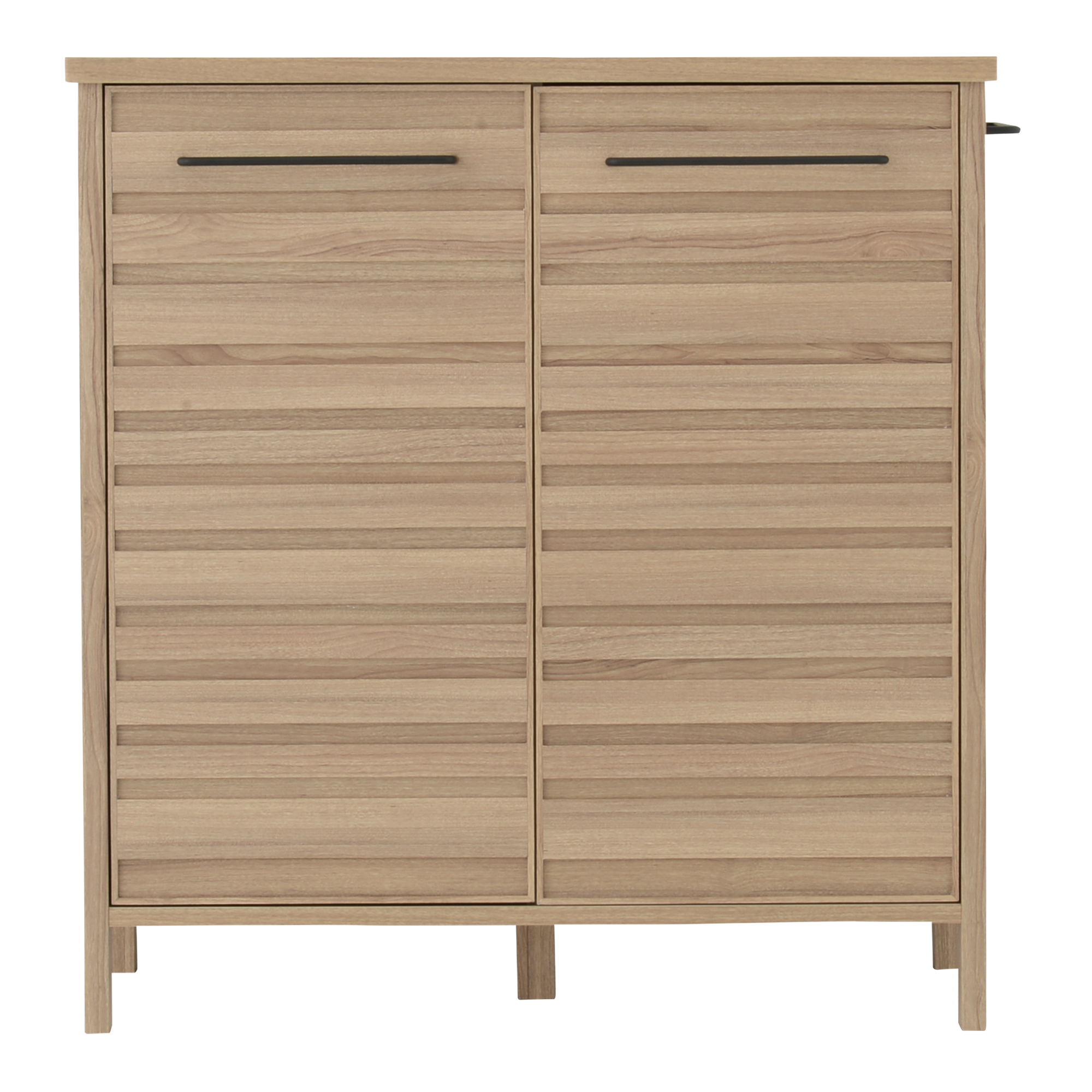 LAFIKA（ラフィカ）キッチンキャビネット（ロータイプ/高さ90cm）グレーナチュラル