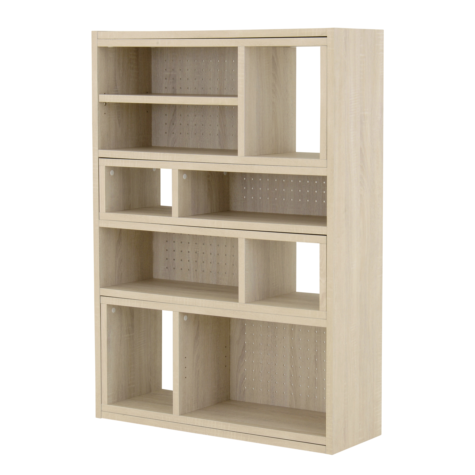 Like（ライク） 伸縮ラック（ハイタイプ／高さ126cm）オークナチュラル