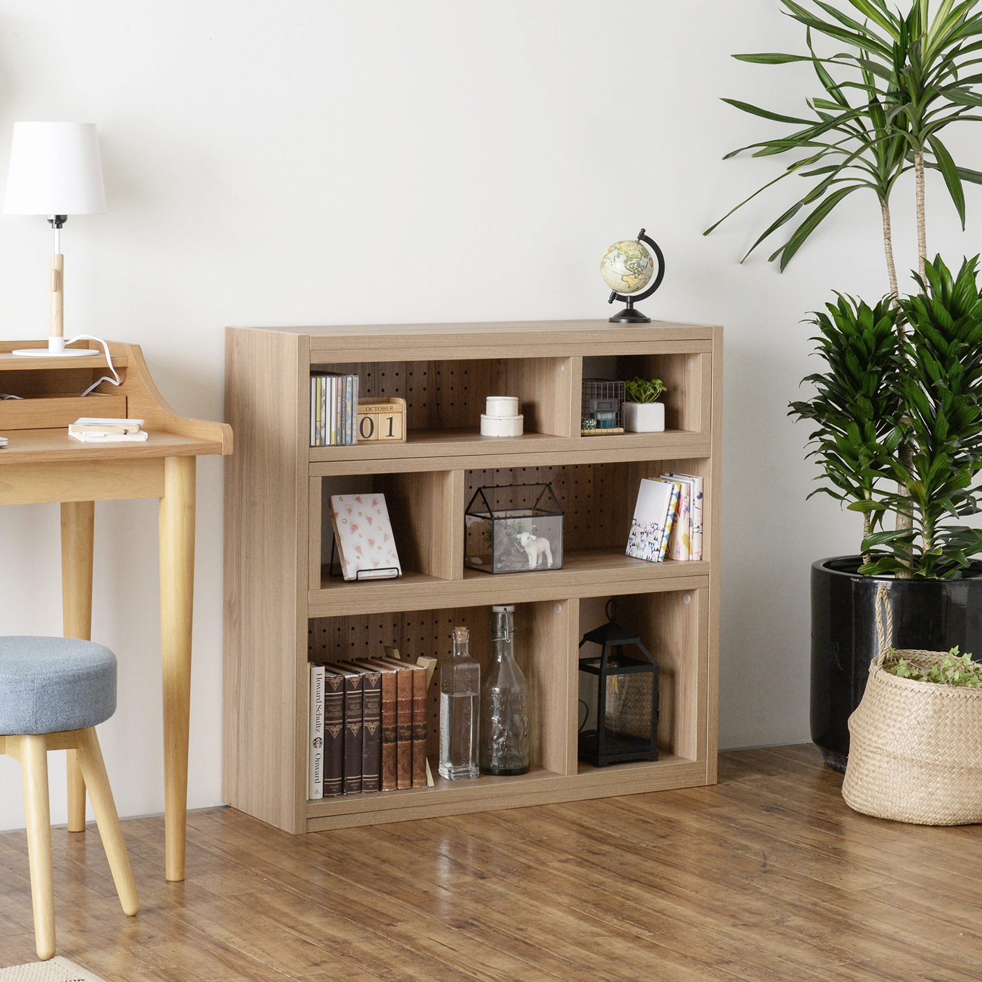 Like（ライク） 伸縮ラック（ロータイプ／高さ88cm）