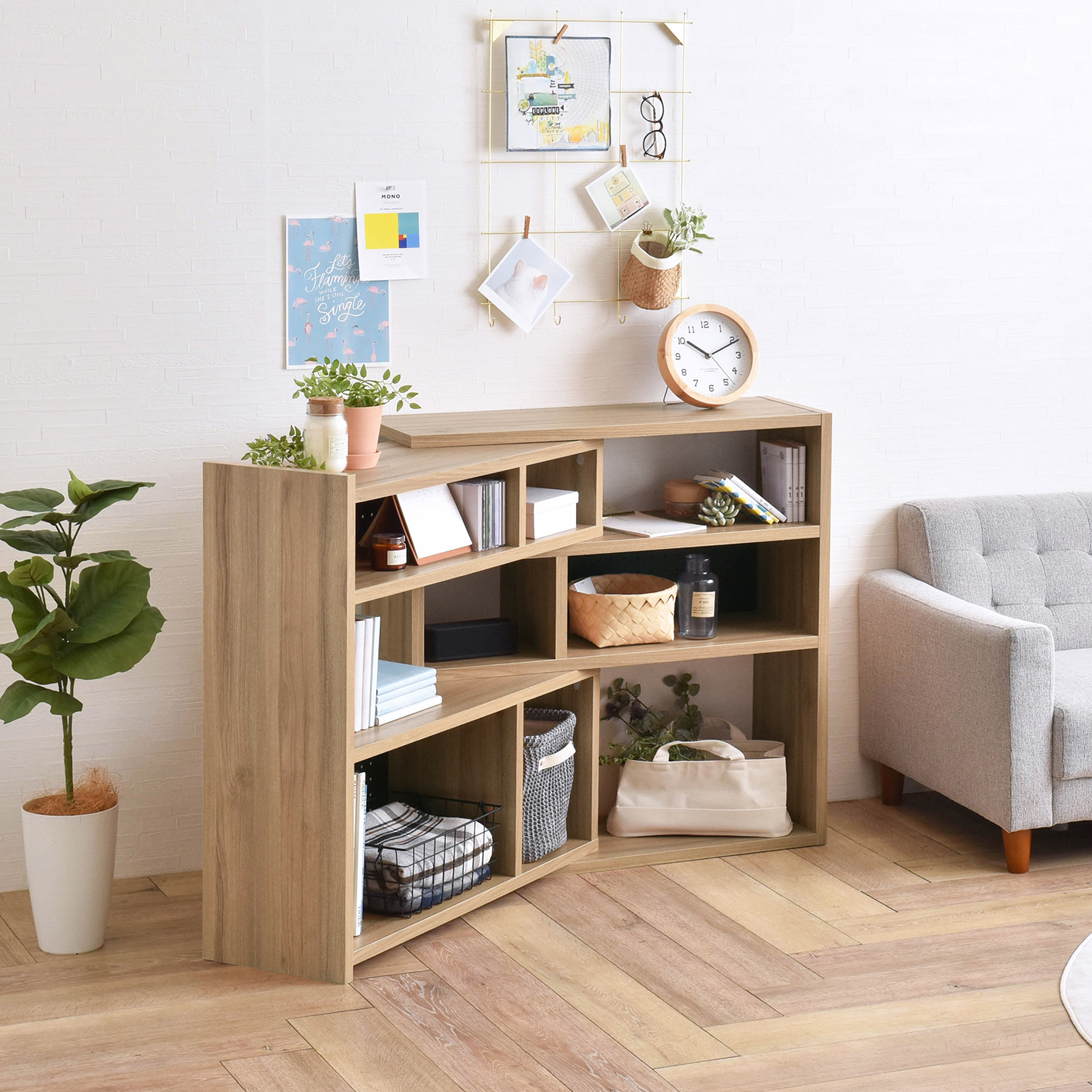 角度は自由に調整できます