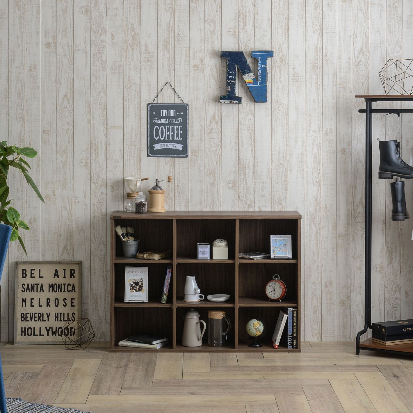 NEFLAS（ネフラス）オープンシェルフ（幅120cm）