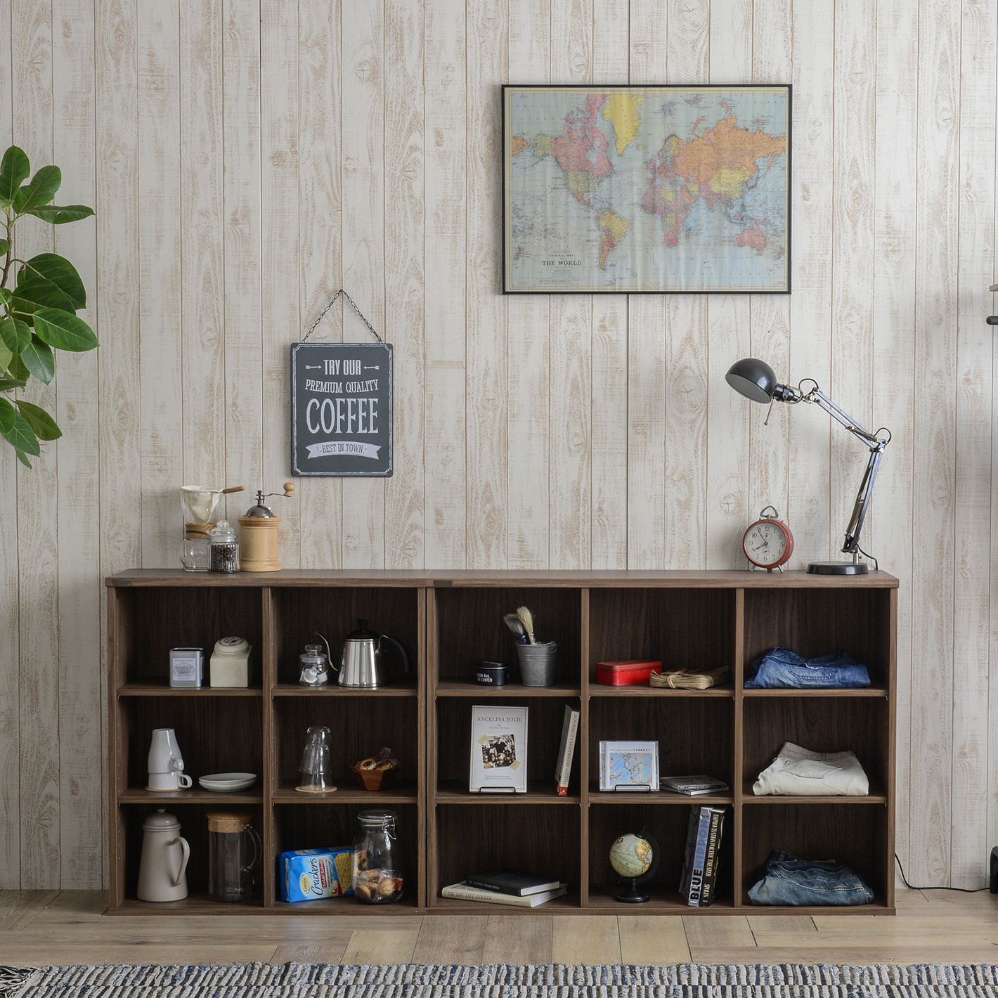 サイズ違いのシリーズと組み合わせて拡張できます