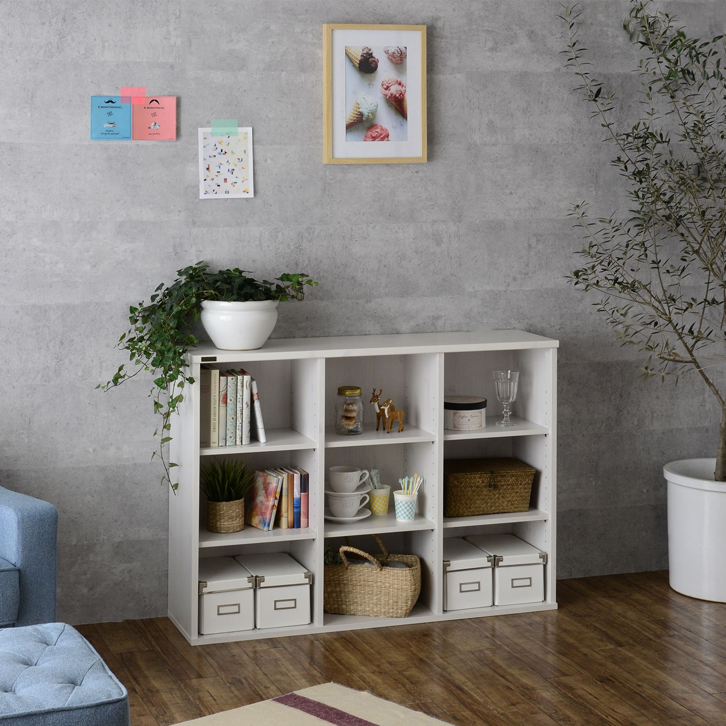 NEFLAS（ネフラス）オープンシェルフ（幅120cm）