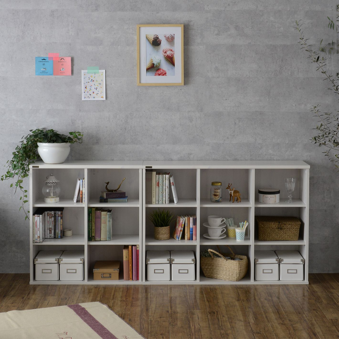 NEFLAS（ネフラス）オープンシェルフ（幅120cm）